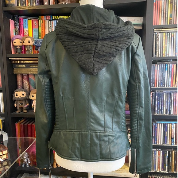 Guess Faux Leather Jacket retail $180 - Picture 14 of 16